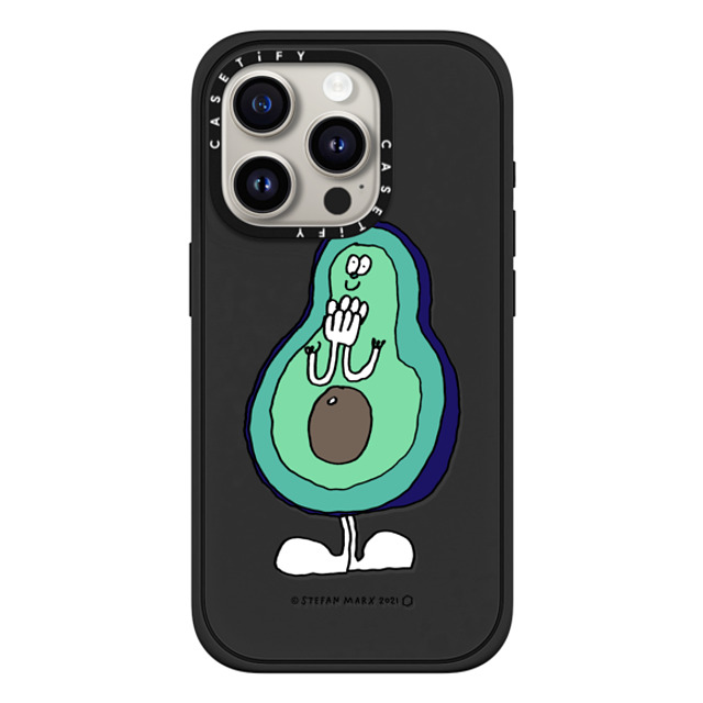 A-GENT TOKYO x CASETiFY iPhone 15 Pro Case Cartoon,Geometric マットブラック Impact Case MagSafe Compatible Stefan Marx- Avocado Mother's Day A-GENT TOKYO x CASETiFY iPhone 15 Pro Case Cartoon,Geometric マットブラック Impact Case MagSafe Compatible Stefan Marx- Avocado Mother's Day