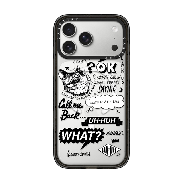 A-GENT TOKYO x CASETiFY iPhone 17 Pro Max Case Cat,Quote Black インパクトケース MagSafe対応 Danny Sangra- What? Halloween A-GENT TOKYO x CASETiFY iPhone 17 Pro Max Case Cat,Quote Black インパクトケース MagSafe対応 Danny Sangra- What? Halloween