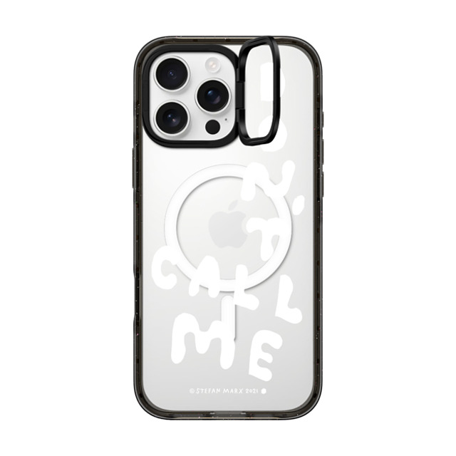 A-GENT TOKYO x CASETiFY iPhone 16 Pro Max ケース Quote,Typography ブラック インパクトリングスタンドケース MagSafe対応 Stefan Marx- Don't Call Me (Clear) Father's Day A-GENT TOKYO x CASETiFY iPhone 16 Pro Max ケース Quote,Typography ブラック インパクトリングスタンドケース MagSafe対応 Stefan Marx- Don't Call Me (Clear) Father's Day