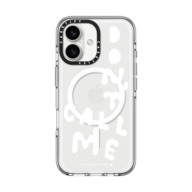 A-GENT TOKYO x CASETiFY iPhone 16 ケース Quote,Typography クリア クリア ケース MagSafe対応 Stefan Marx- Don't Call Me (Clear) Father's Day A-GENT TOKYO x CASETiFY iPhone 16 ケース Quote,Typography クリア クリア ケース MagSafe対応 Stefan Marx- Don't Call Me (Clear) Father's Day