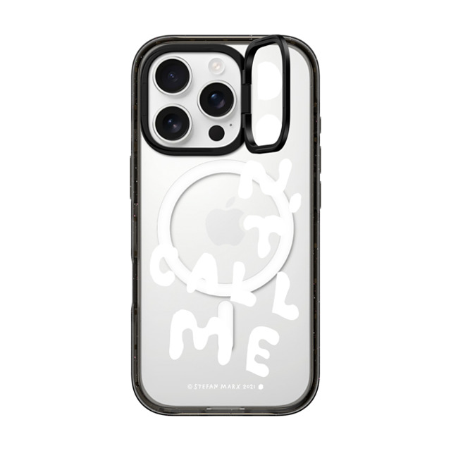 A-GENT TOKYO x CASETiFY iPhone 16 Pro ケース Quote,Typography ブラック インパクトリングスタンドケース MagSafe対応 Stefan Marx- Don't Call Me (Clear) Father's Day A-GENT TOKYO x CASETiFY iPhone 16 Pro ケース Quote,Typography ブラック インパクトリングスタンドケース MagSafe対応 Stefan Marx- Don't Call Me (Clear) Father's Day