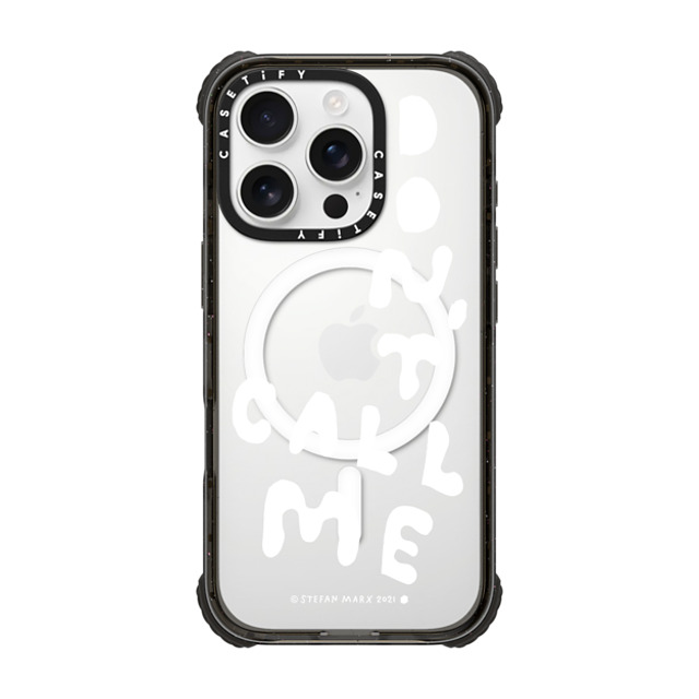 A-GENT TOKYO x CASETiFY iPhone 16 Pro Case Quote,Typography Black ウルトラ インパクトケース MagSafe 対応 Stefan Marx- Don't Call Me (Clear) Mother's Day A-GENT TOKYO x CASETiFY iPhone 16 Pro Case Quote,Typography Black ウルトラ インパクトケース MagSafe 対応 Stefan Marx- Don't Call Me (Clear) Mother's Day