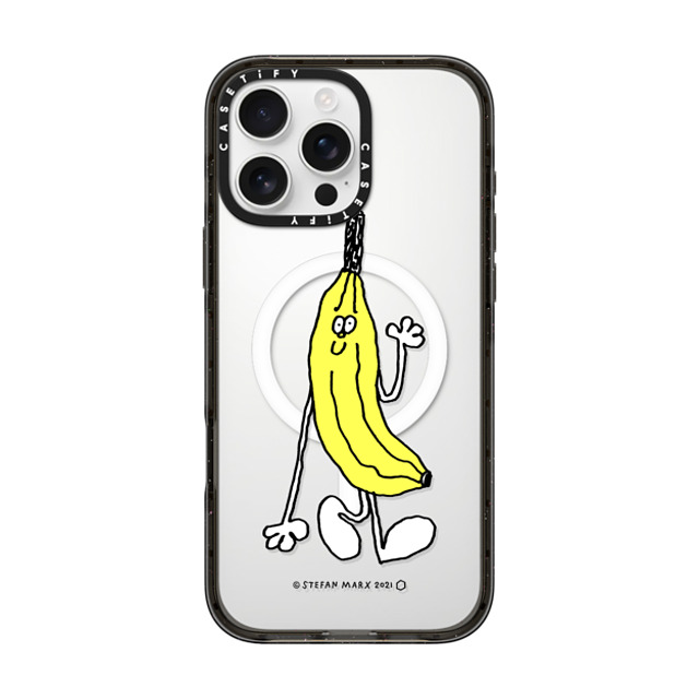 A-GENT TOKYO x CASETiFY iPhone 16 Pro Max ケース Fruit,Cartoon ブラック インパクトケース MagSafe対応 Stefan Marx- Banana (Black Outline) Father's Day A-GENT TOKYO x CASETiFY iPhone 16 Pro Max ケース Fruit,Cartoon ブラック インパクトケース MagSafe対応 Stefan Marx- Banana (Black Outline) Father's Day