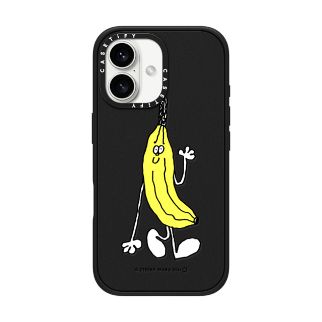 A-GENT TOKYO x CASETiFY iPhone 16 ケース Fruit,Cartoon マットブラック インパクトケース MagSafe対応 Stefan Marx- Banana (Black Outline) Father's Day A-GENT TOKYO x CASETiFY iPhone 16 ケース Fruit,Cartoon マットブラック インパクトケース MagSafe対応 Stefan Marx- Banana (Black Outline) Father's Day