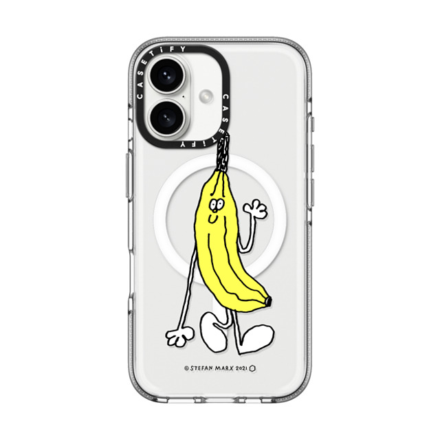 A-GENT TOKYO x CASETiFY iPhone 16 ケース Fruit,Cartoon クリア クリア ケース MagSafe対応 Stefan Marx- Banana (Black Outline) Father's Day A-GENT TOKYO x CASETiFY iPhone 16 ケース Fruit,Cartoon クリア クリア ケース MagSafe対応 Stefan Marx- Banana (Black Outline) Father's Day