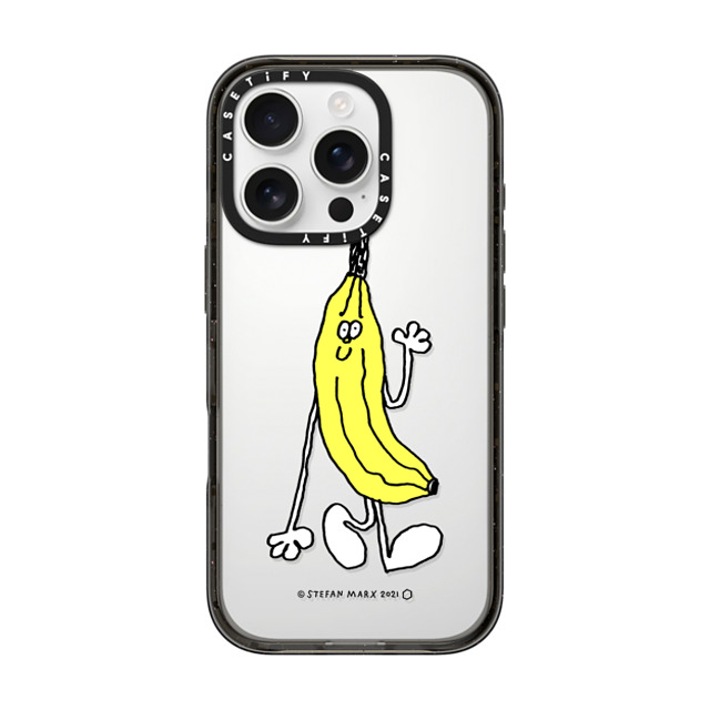 A-GENT TOKYO x CASETiFY iPhone 16 Pro Case Fruit,Cartoon Black Impact Case Stefan Marx- Banana (Black Outline) Father's Day A-GENT TOKYO x CASETiFY iPhone 16 Pro Case Fruit,Cartoon Black Impact Case Stefan Marx- Banana (Black Outline) Father's Day