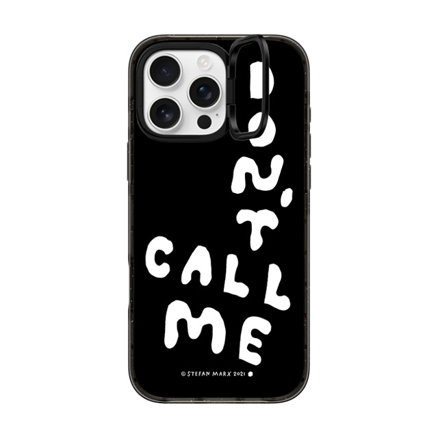 A-GENT TOKYO x CASETiFY iPhone 16 Pro Max ケース Quote,Typography ブラック インパクトリングスタンドケース MagSafe対応 Stefan Marx- Don't Call Me (Black) Father's Day A-GENT TOKYO x CASETiFY iPhone 16 Pro Max ケース Quote,Typography ブラック インパクトリングスタンドケース MagSafe対応 Stefan Marx- Don't Call Me (Black) Father's Day