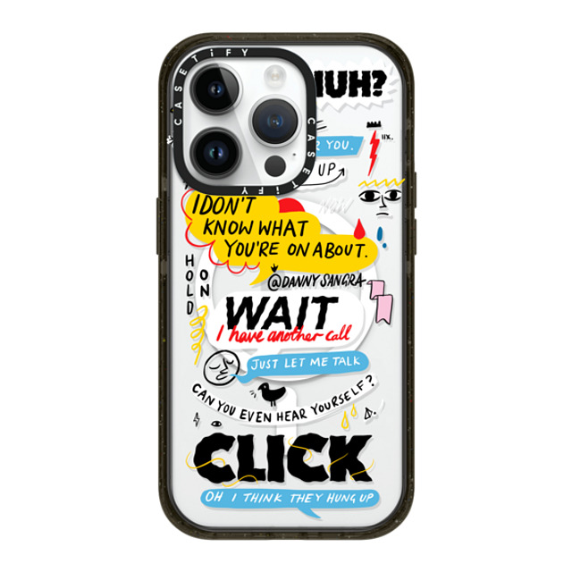A-GENT TOKYO x CASETiFY iPhone 14 Pro ケース ブラック インパクトケース MagSafe対応 Danny Sangra- Conversation