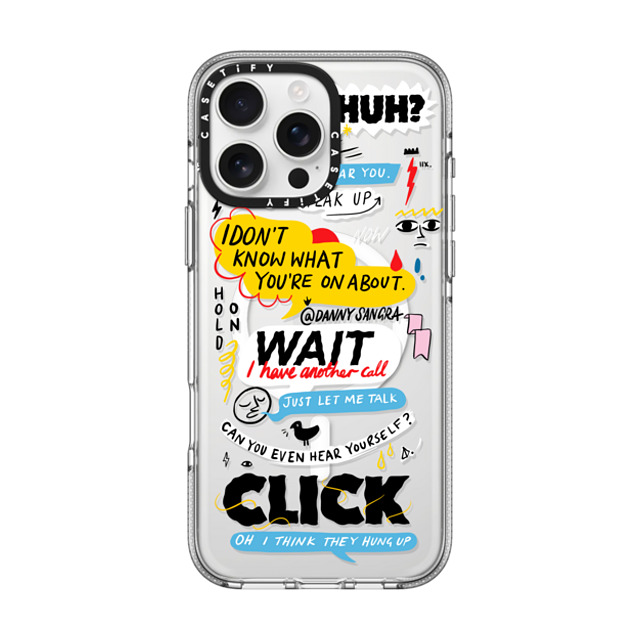 A-GENT TOKYO x CASETiFY iPhone 16 Pro Max ケース クリア クリア ケース MagSafe対応 Danny Sangra- Conversation