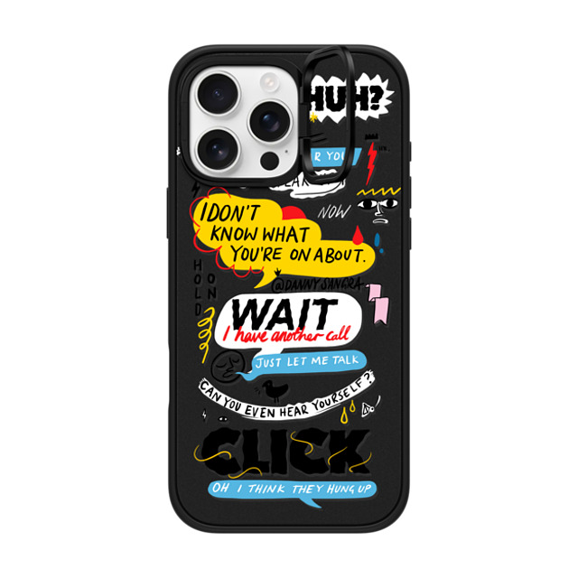 A-GENT TOKYO x CASETiFY iPhone 16 Pro Max ケース マットブラック インパクトリングスタンドケース MagSafe対応 Danny Sangra- Conversation