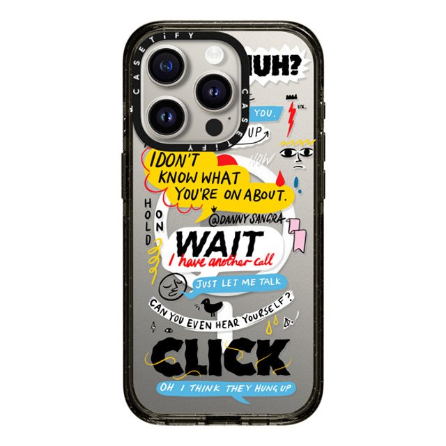 A-GENT TOKYO x CASETiFY iPhone 15 Pro ケース ブラック インパクトケース MagSafe対応 Danny Sangra- Conversation
