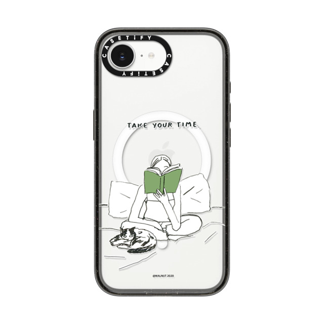 A-GENT TOKYO x CASETiFY iPhone 16e Case Quote,Typography Black Impact Case MagSafe Compatible WALNUT- Take Your Time Back to School A-GENT TOKYO x CASETiFY iPhone 16e Case Quote,Typography Black Impact Case MagSafe Compatible WALNUT- Take Your Time Back to School