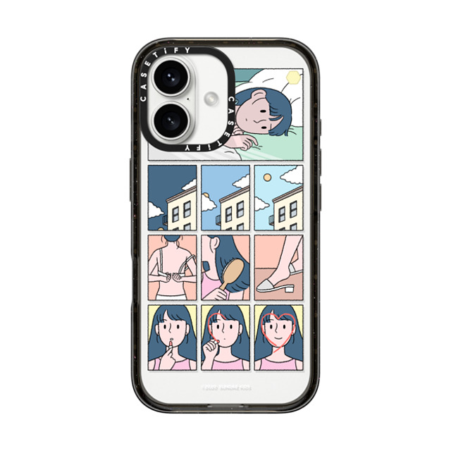 A-GENT TOKYO x CASETiFY iPhone 16 Case Cartoon,Geometric Black Impact Case Sundae Kids- Self Care Comic Mother's Day A-GENT TOKYO x CASETiFY iPhone 16 Case Cartoon,Geometric Black Impact Case Sundae Kids- Self Care Comic Mother's Day