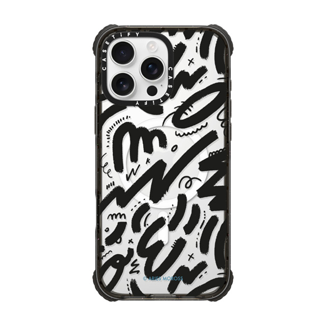 A-GENT TOKYO x CASETiFY iPhone 16 Pro Max Case Geometric,Line Art Black ウルトラ インパクトケース MagSafe 対応 Aries Moross- Brush Father's Day A-GENT TOKYO x CASETiFY iPhone 16 Pro Max Case Geometric,Line Art Black ウルトラ インパクトケース MagSafe 対応 Aries Moross- Brush Father's Day