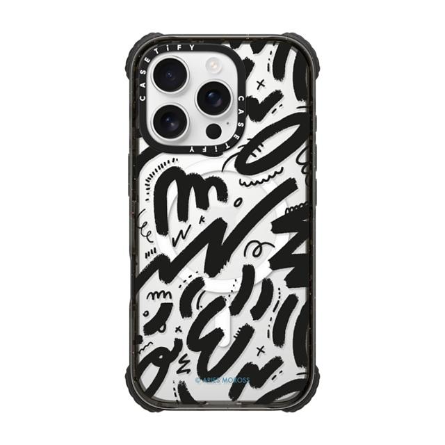 A-GENT TOKYO x CASETiFY iPhone 16 Pro Case Geometric,Line Art Black ウルトラ インパクトケース MagSafe 対応 Aries Moross- Brush Father's Day A-GENT TOKYO x CASETiFY iPhone 16 Pro Case Geometric,Line Art Black ウルトラ インパクトケース MagSafe 対応 Aries Moross- Brush Father's Day