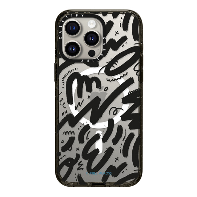 A-GENT TOKYO x CASETiFY iPhone 15 Pro Max Case Geometric,Line Art Black Impact Case MagSafe Compatible Aries Moross- Brush Father's Day A-GENT TOKYO x CASETiFY iPhone 15 Pro Max Case Geometric,Line Art Black Impact Case MagSafe Compatible Aries Moross- Brush Father's Day