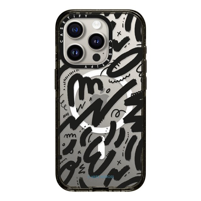 A-GENT TOKYO x CASETiFY iPhone 15 Pro Case Geometric,Line Art Black Impact Case MagSafe Compatible Aries Moross- Brush Father's Day A-GENT TOKYO x CASETiFY iPhone 15 Pro Case Geometric,Line Art Black Impact Case MagSafe Compatible Aries Moross- Brush Father's Day