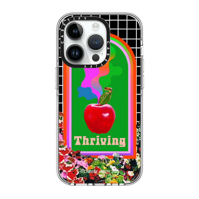 A-GENT TOKYO x CASETiFY iPhone 14 Pro Case Clear Clear Case MagSafe Compatible Chrissie Abbott- Thriving A-GENT TOKYO x CASETiFY iPhone 14 Pro Case Clear Clear Case MagSafe Compatible Chrissie Abbott- Thriving