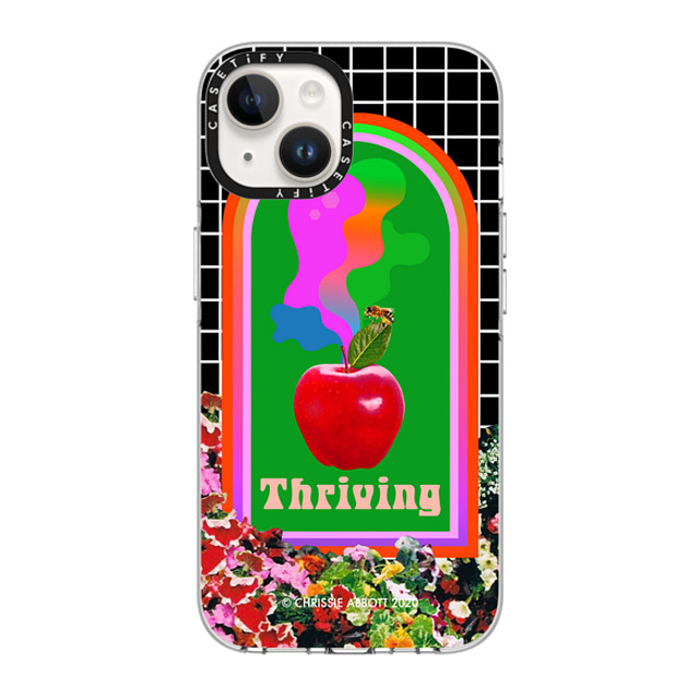 A-GENT TOKYO x CASETiFY iPhone 14 Case Clear Clear Case MagSafe Compatible Chrissie Abbott- Thriving A-GENT TOKYO x CASETiFY iPhone 14 Case Clear Clear Case MagSafe Compatible Chrissie Abbott- Thriving