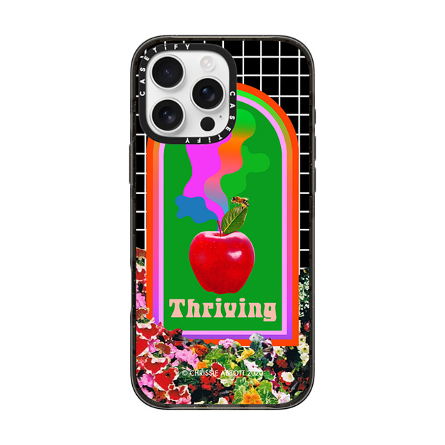 A-GENT TOKYO x CASETiFY iPhone 16 Pro Max Case Black Impact Case Chrissie Abbott- Thriving A-GENT TOKYO x CASETiFY iPhone 16 Pro Max Case Black Impact Case Chrissie Abbott- Thriving