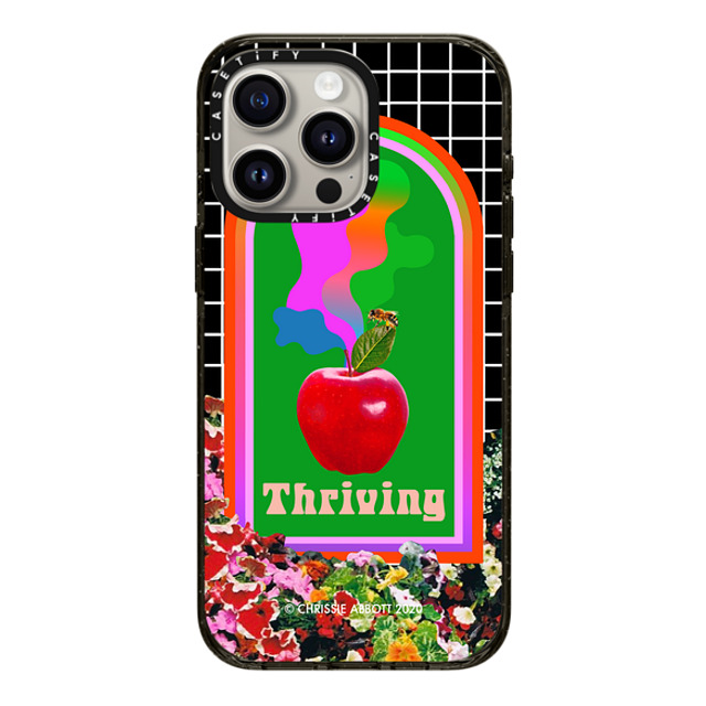 A-GENT TOKYO x CASETiFY iPhone 15 Pro Max Case Black Impact Case MagSafe Compatible Chrissie Abbott- Thriving A-GENT TOKYO x CASETiFY iPhone 15 Pro Max Case Black Impact Case MagSafe Compatible Chrissie Abbott- Thriving