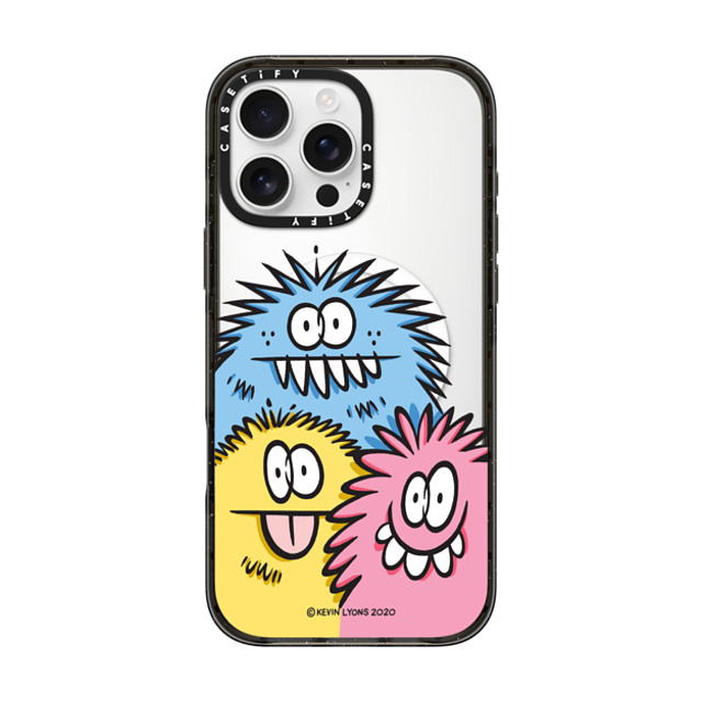 A-GENT TOKYO x CASETiFY iPhone 16 Pro Max ケース Cartoon,Geometric ブラック インパクトケース MagSafe対応 Kevin Lyons- 3 Corner Monsters Back to School A-GENT TOKYO x CASETiFY iPhone 16 Pro Max ケース Cartoon,Geometric ブラック インパクトケース MagSafe対応 Kevin Lyons- 3 Corner Monsters Back to School