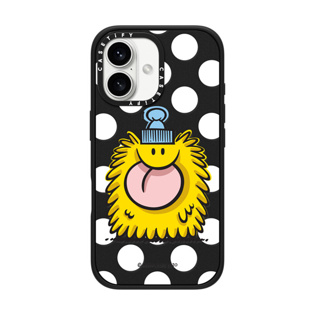 A-GENT TOKYO x CASETiFY iPhone 16 Case Cartoon,Geometric Matte Black Impact Case MagSafe Compatible Kevin Lyons- Yellow Guy Father's Day A-GENT TOKYO x CASETiFY iPhone 16 Case Cartoon,Geometric Matte Black Impact Case MagSafe Compatible Kevin Lyons- Yellow Guy Father's Day