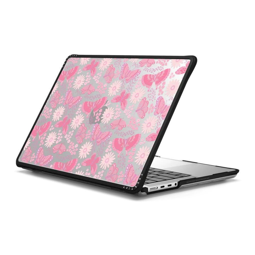 Impact MacBook Pro 14-inch (M1 - M4) Case - Butterfly Garden - Pink