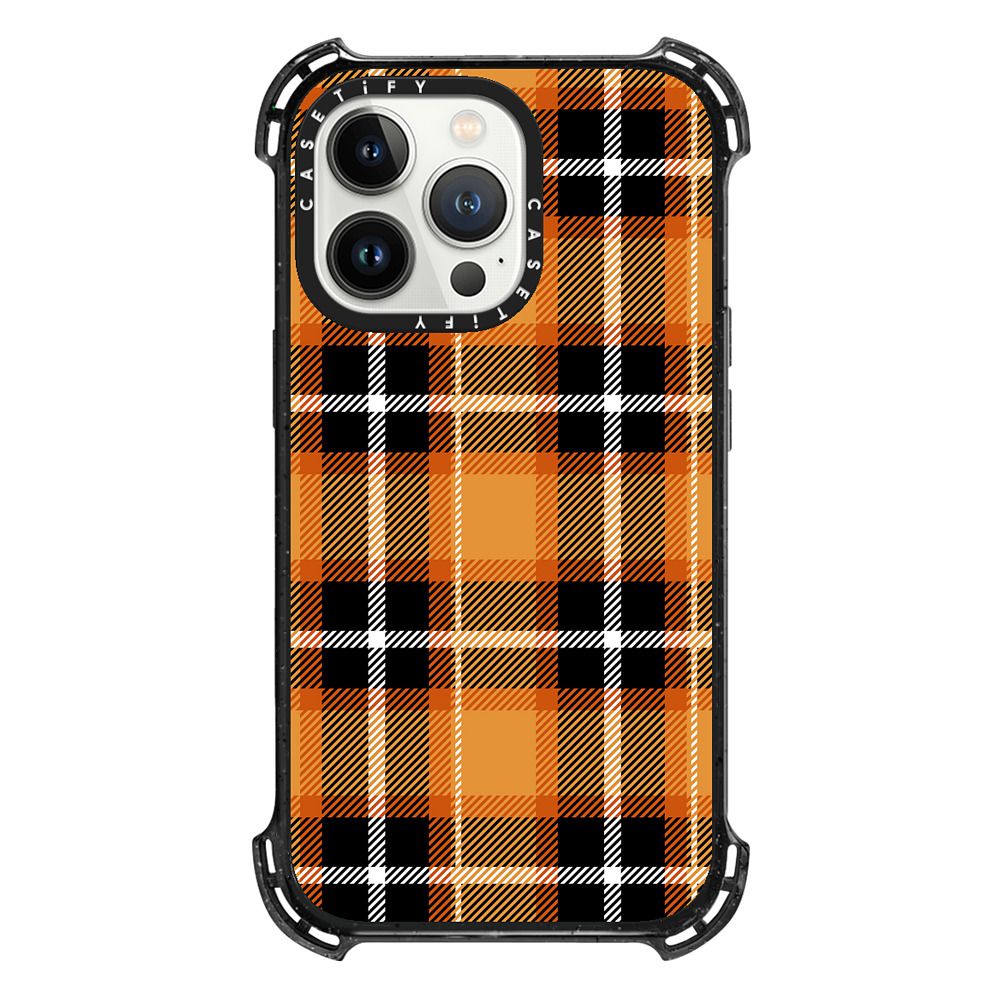 Orange + Black Plaid – CASETiFY