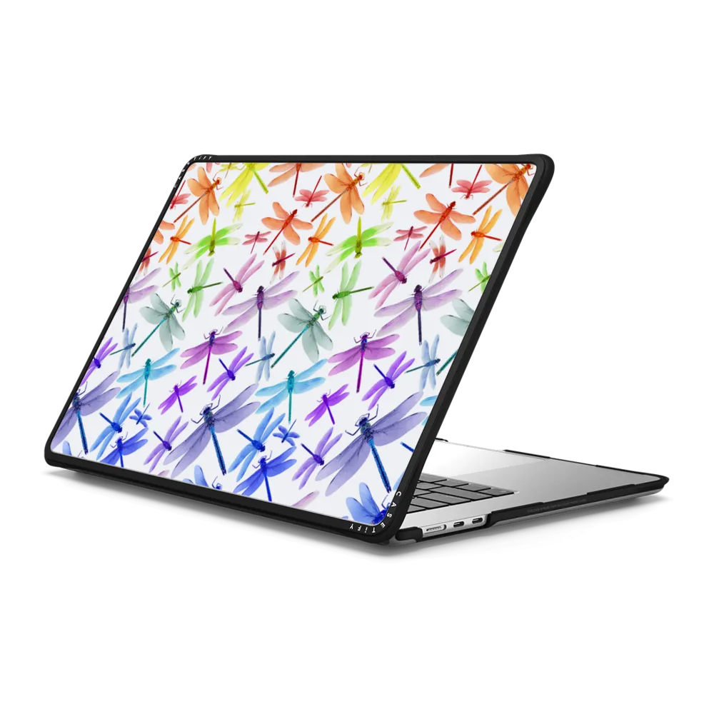 Bounce MacBook Air 15-inch (M2 - M4) Case - Dragonfly Rainbow