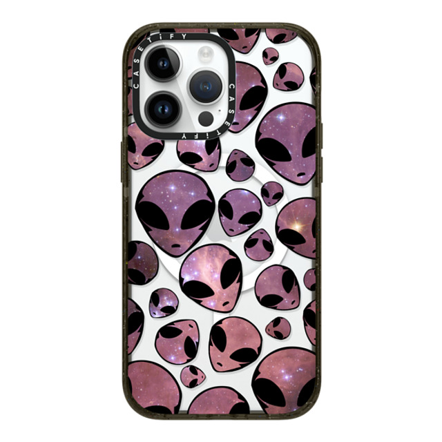 Allison Reich x CASETiFY iPhone 14 Pro Max ケース ブラック インパクトケース MagSafe対応 Aliens - We Are Not Alone