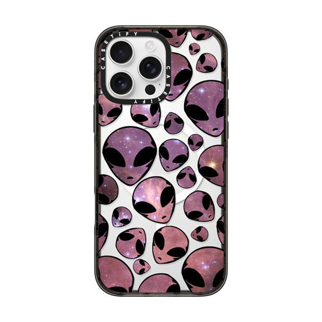 Allison Reich x CASETiFY iPhone 16 Pro Max ケース ブラック インパクトケース MagSafe対応 Aliens - We Are Not Alone