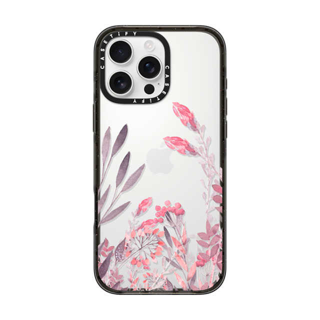 Allison Reich x CASETiFY iPhone 16 Pro Max ケース Floral,Fine Art ブラック インパクトケース Pretty in Pink Father's Day Allison Reich x CASETiFY iPhone 16 Pro Max ケース Floral,Fine Art ブラック インパクトケース Pretty in Pink Father's Day