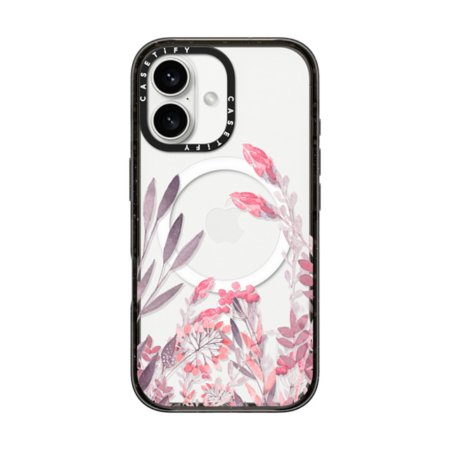 Allison Reich x CASETiFY iPhone 16 Case Floral,Fine Art Black Impact Case MagSafe Compatible Pretty in Pink Father's Day Allison Reich x CASETiFY iPhone 16 Case Floral,Fine Art Black Impact Case MagSafe Compatible Pretty in Pink Father's Day
