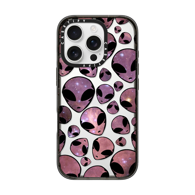 Allison Reich x CASETiFY iPhone 16 Pro ケース ブラック インパクトケース Aliens - We Are Not Alone