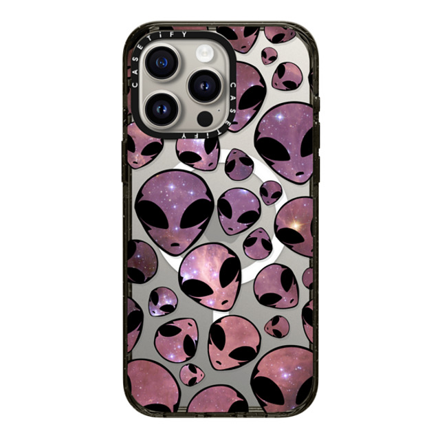 Allison Reich x CASETiFY iPhone 15 Pro Max ケース ブラック インパクトケース MagSafe対応 Aliens - We Are Not Alone