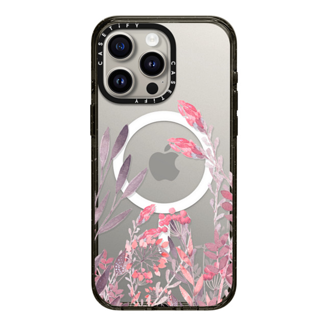 Allison Reich x CASETiFY iPhone 15 Pro Max ケース Floral,Fine Art ブラック インパクトケース MagSafe対応 Pretty in Pink Father's Day Allison Reich x CASETiFY iPhone 15 Pro Max ケース Floral,Fine Art ブラック インパクトケース MagSafe対応 Pretty in Pink Father's Day