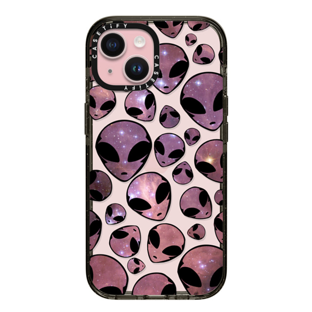 Allison Reich x CASETiFY iPhone 15 ケース ブラック インパクトケース Aliens - We Are Not Alone