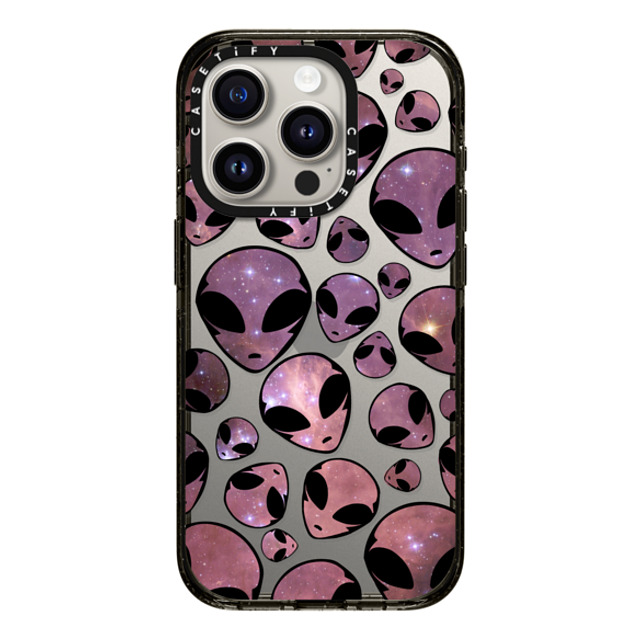 Allison Reich x CASETiFY iPhone 15 Pro ケース ブラック インパクトケース Aliens - We Are Not Alone