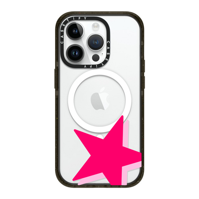 Allison Reich x CASETiFY iPhone 14 Pro ケース ブラック インパクトケース MagSafe対応 Be a Star