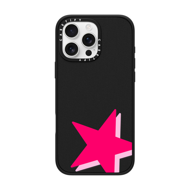 Allison Reich x CASETiFY iPhone 16 Pro Max ケース マットブラック インパクトケース MagSafe対応 Be a Star