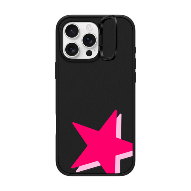 Allison Reich x CASETiFY iPhone 16 Pro Max ケース マットブラック インパクトリングスタンドケース MagSafe対応 Be a Star