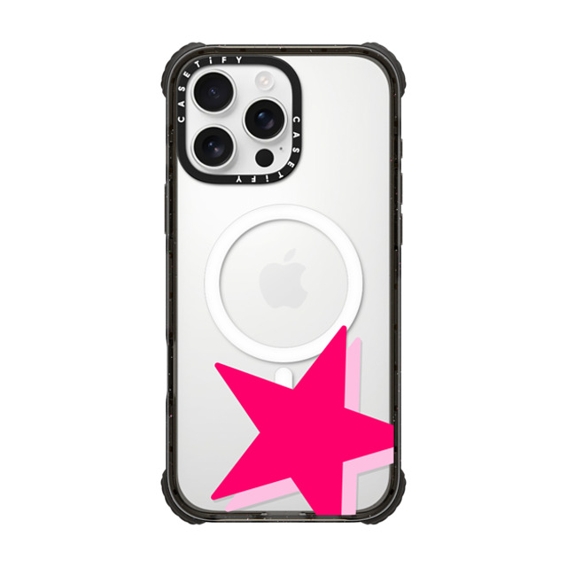Allison Reich x CASETiFY iPhone 16 Pro Max Case Black ウルトラ インパクトケース MagSafe 対応 Be a Star Allison Reich x CASETiFY iPhone 16 Pro Max Case Black ウルトラ インパクトケース MagSafe 対応 Be a Star
