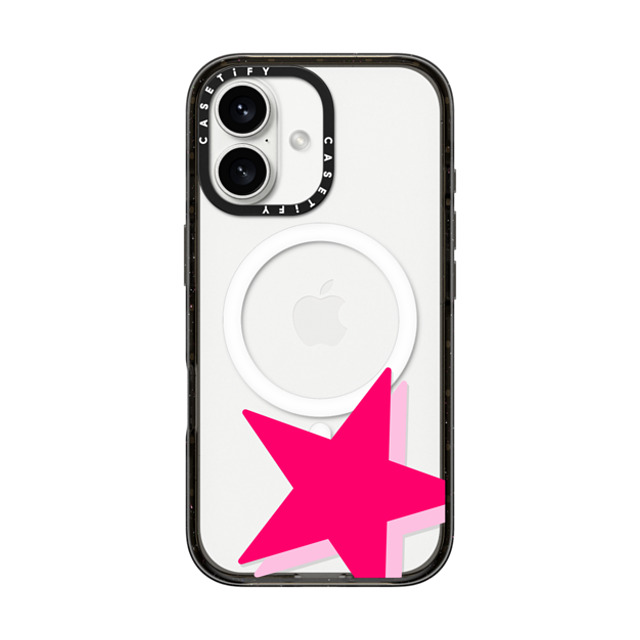 Allison Reich x CASETiFY iPhone 16 ケース ブラック インパクトケース MagSafe対応 Be a Star