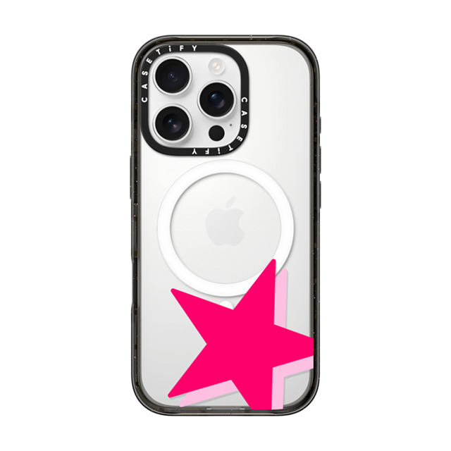 Allison Reich x CASETiFY iPhone 16 Pro ケース ブラック インパクトケース MagSafe対応 Be a Star