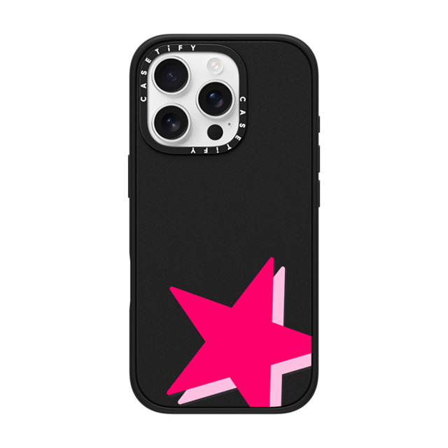 Allison Reich x CASETiFY iPhone 16 Pro ケース マットブラック インパクトケース MagSafe対応 Be a Star