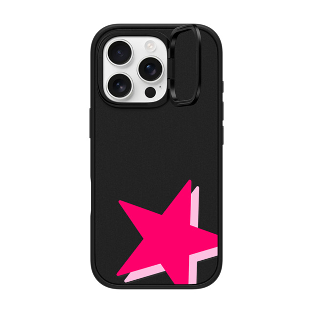 Allison Reich x CASETiFY iPhone 16 Pro ケース マットブラック インパクトリングスタンドケース MagSafe対応 Be a Star