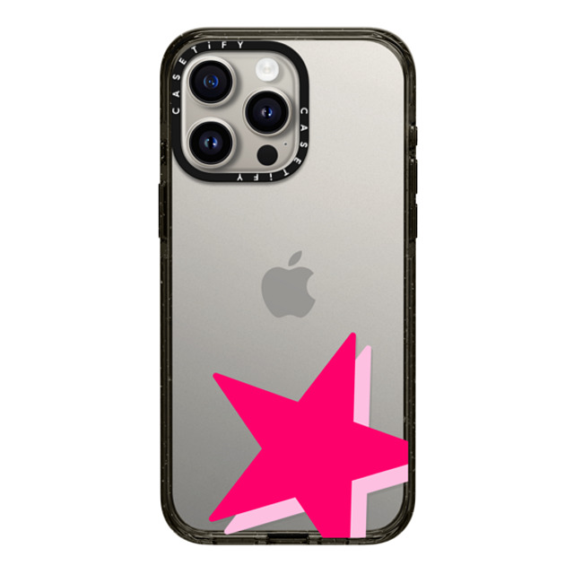 Allison Reich x CASETiFY iPhone 15 Pro Max ケース ブラック インパクトケース Be a Star