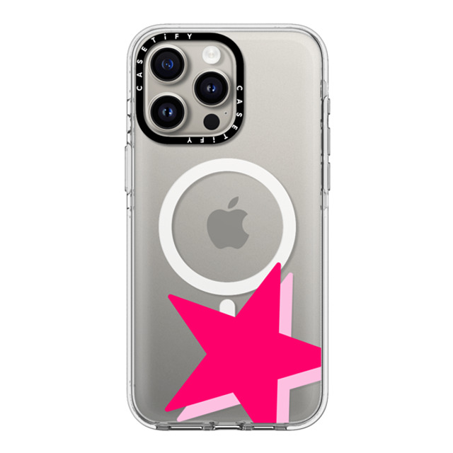 Allison Reich x CASETiFY iPhone 15 Pro Max ケース クリア クリア ケース MagSafe対応 Be a Star