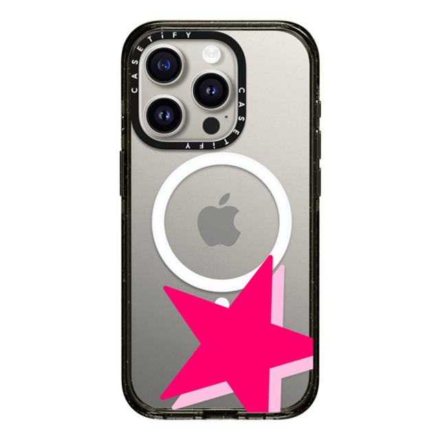 Allison Reich x CASETiFY iPhone 15 Pro ケース ブラック インパクトケース MagSafe対応 Be a Star